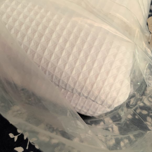 New 72" Amazerbath Polyester White Waffle Pattern Shower Curtain & BHG Liner - Picture 9 of 9